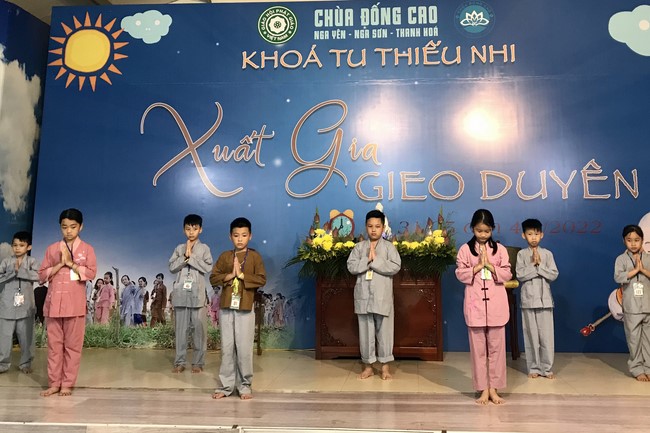 The 2nd Day of Temporary Ordination in Summer for Children