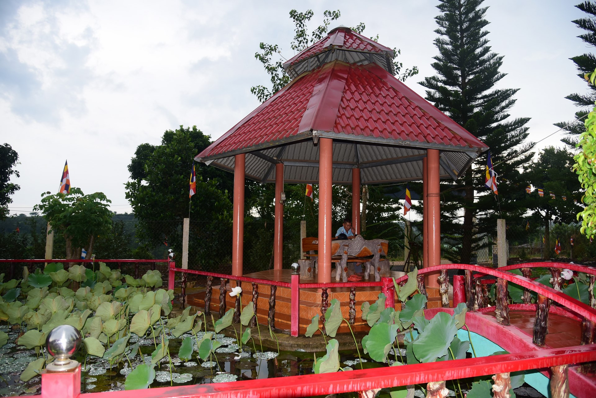 Cúng dường Tam bảo tại Cơ sở Lâm Pháp, Lâm Đồng