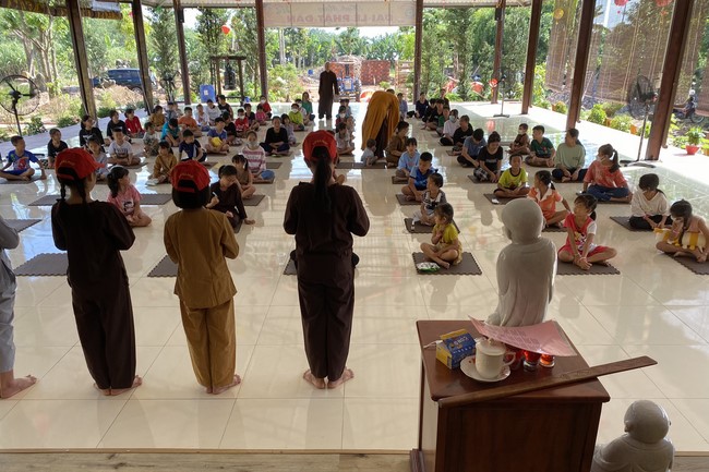Children's playground at Suoi Phap Pagoda