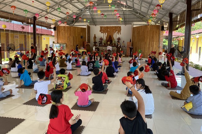 Children's playground at Suoi Phap Pagoda