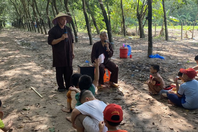 Children's playground at Suoi Phap Pagoda