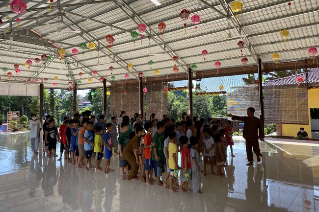 Children's playground at Suoi Phap Pagoda