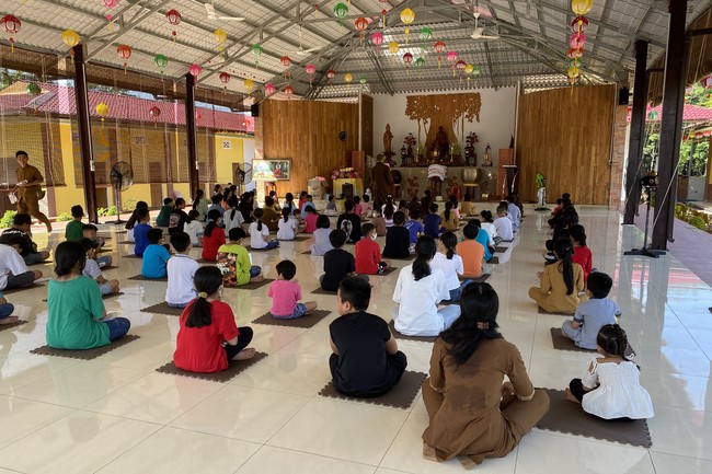 Children's playground at Suoi Phap Pagoda