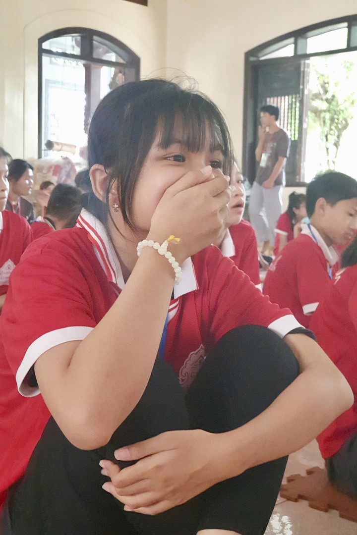 Last day of Teenage Retreat in summer at Tay Khanh pagoda