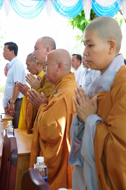 Lễ thượng bảng hiệu chùa Tâm Pháp – Bình Phước