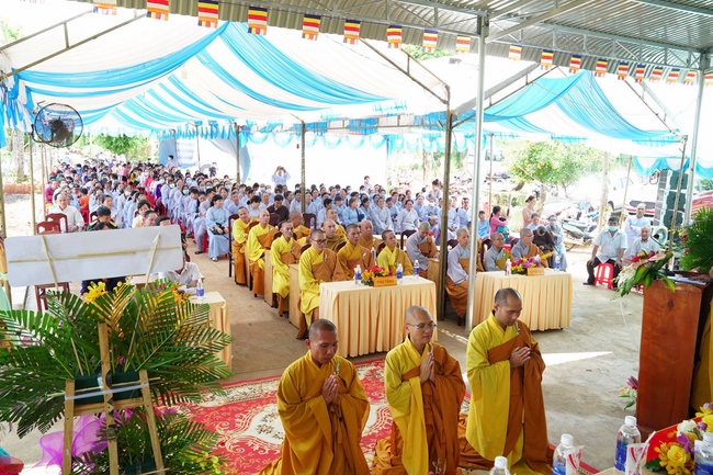 Lễ thượng bảng hiệu chùa Tâm Pháp – Bình Phước