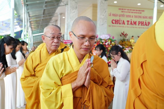 Lễ thượng bảng hiệu chùa Tâm Pháp – Bình Phước