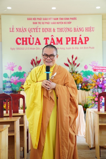 Lễ thượng bảng hiệu chùa Tâm Pháp – Bình Phước