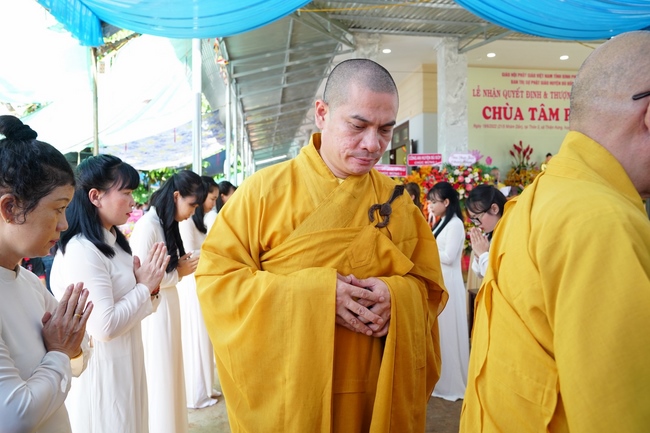 Lễ thượng bảng hiệu chùa Tâm Pháp – Bình Phước