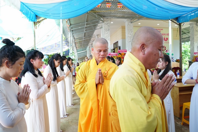 Lễ thượng bảng hiệu chùa Tâm Pháp – Bình Phước