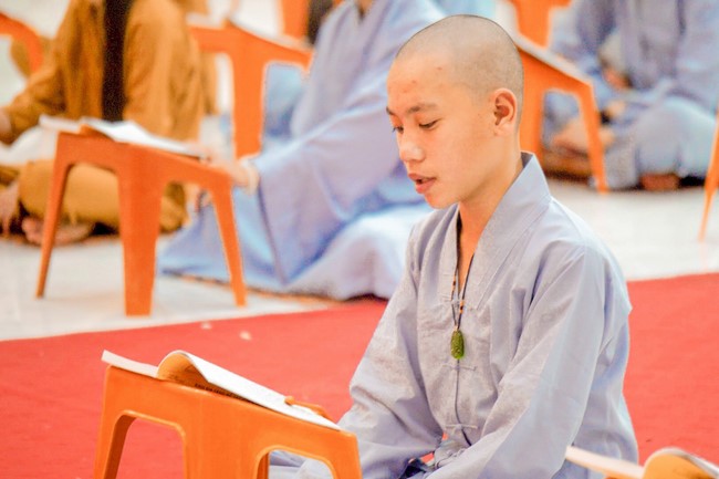 Temporary Ordination Retreat for Children in 2022 at Co Am pagoda
