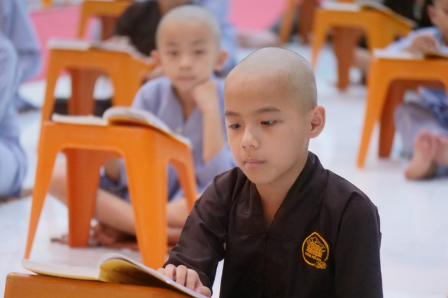 Temporary Ordination Retreat for Children in 2022 at Co Am pagoda