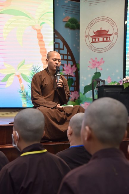 The third day of Temporary ordination retreat for Children in Summer