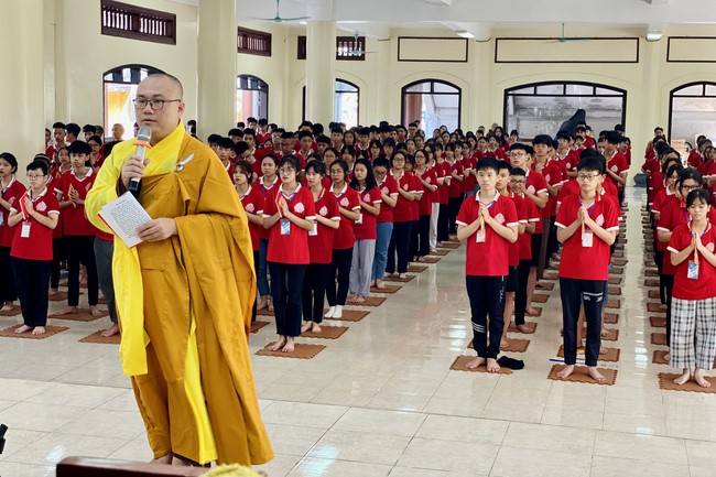 The 2nd day of Summer Retreat at Tay Khanh Pagoda