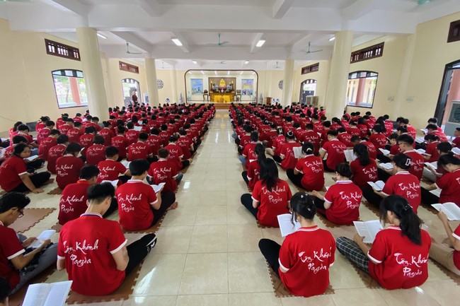 The 2nd day of Summer Retreat at Tay Khanh Pagoda