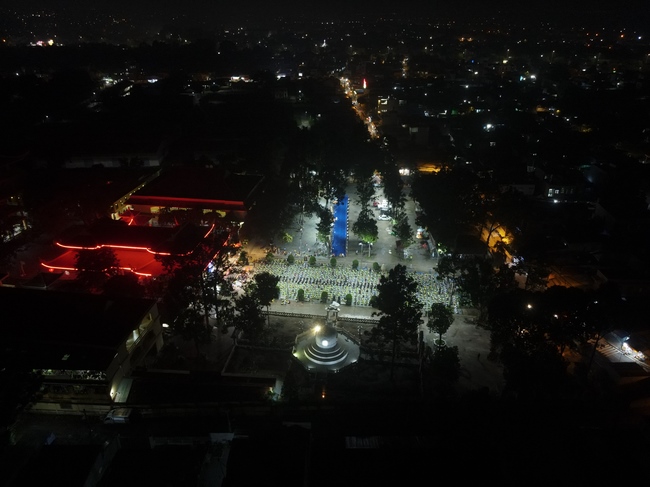 The fifth day of Temporary Ordination Retreat for Children in Summer