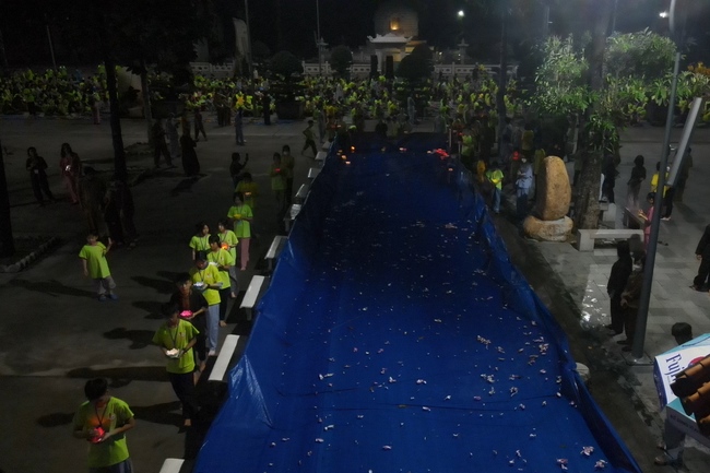 The fifth day of Temporary Ordination Retreat for Children in Summer