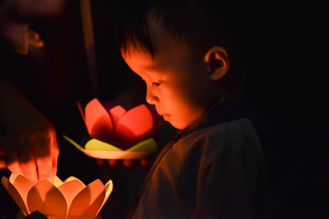 The fifth day of Temporary Ordination Retreat for Children in Summer