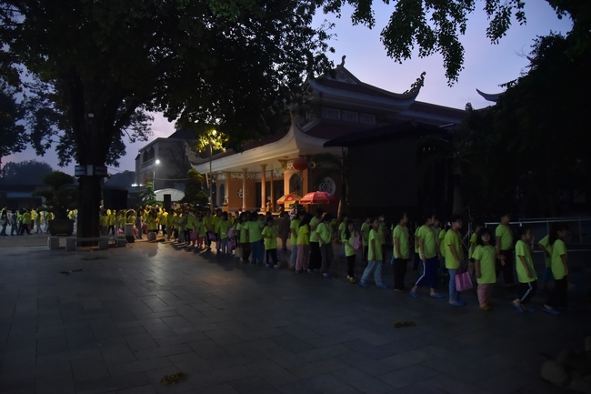 The fifth day of Temporary Ordination Retreat for Children in Summer