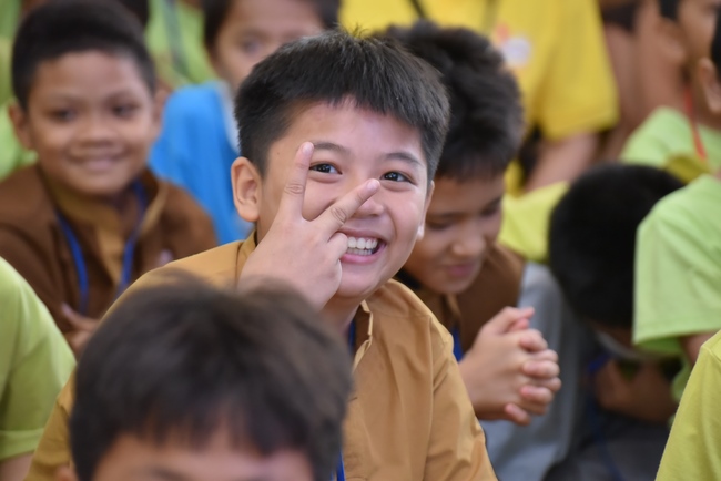 The fifth day of Temporary Ordination Retreat for Children in Summer