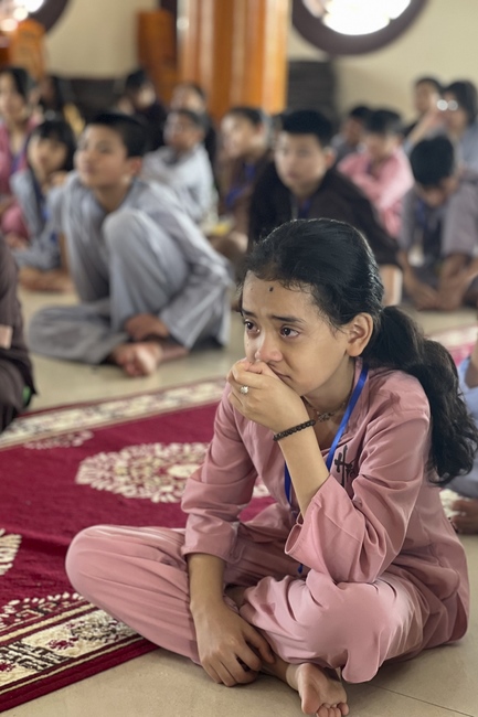 Khóa tu thiếu nhi chùa Giai Lam, Hà Tĩnh