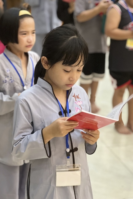 Khóa tu thiếu nhi chùa Giai Lam, Hà Tĩnh