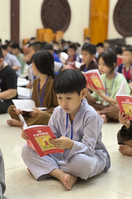 Khóa tu thiếu nhi chùa Giai Lam, Hà Tĩnh