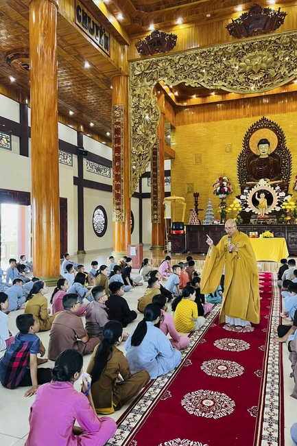 Khóa tu thiếu nhi chùa Giai Lam, Hà Tĩnh