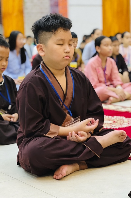 Khóa tu thiếu nhi chùa Giai Lam, Hà Tĩnh