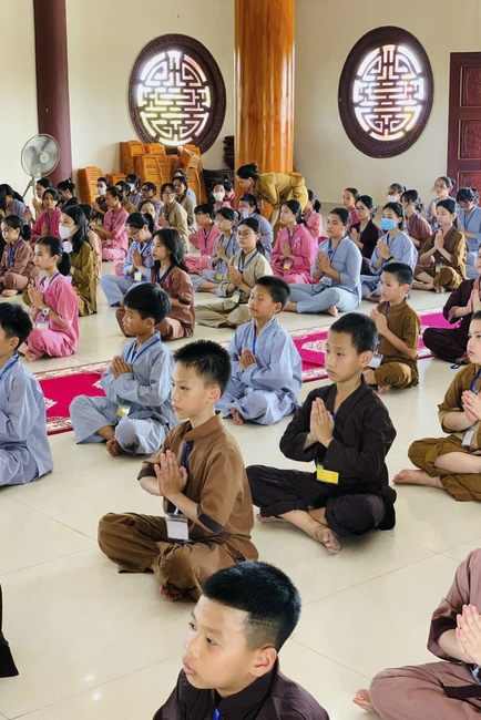 Khóa tu thiếu nhi chùa Giai Lam, Hà Tĩnh