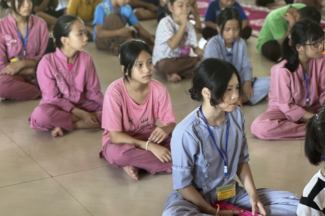 Khóa tu thiếu nhi chùa Giai Lam, Hà Tĩnh