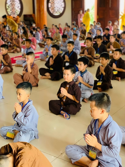 Khóa tu thiếu nhi chùa Giai Lam, Hà Tĩnh