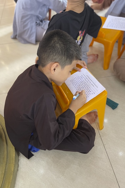 Khóa tu thiếu nhi chùa Giai Lam, Hà Tĩnh