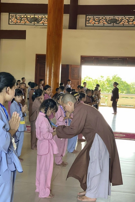 Khóa tu thiếu nhi chùa Giai Lam, Hà Tĩnh