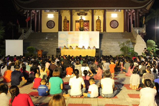 Khóa tu thiếu nhi chùa Giai Lam, Hà Tĩnh