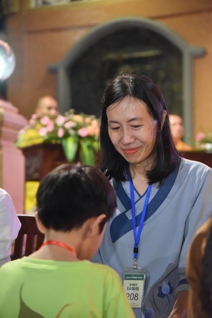 Last day of Temporary Ordination Retreat for Children in Summer