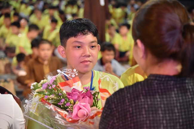 Last day of Temporary Ordination Retreat for Children in Summer