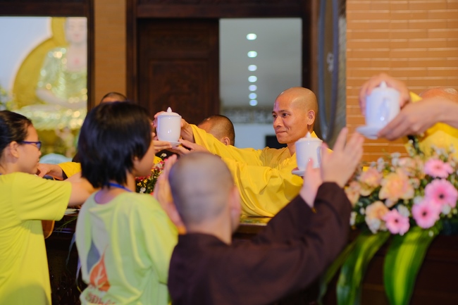 Last day of Temporary Ordination Retreat for Children in Summer