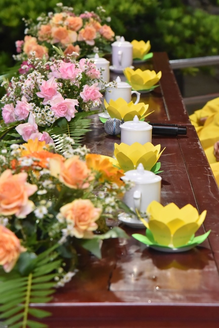 Last day of Temporary Ordination Retreat for Children in Summer