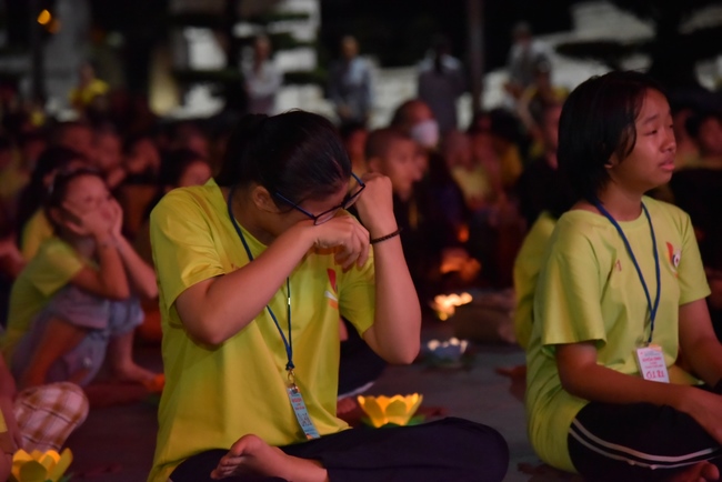 Last day of Temporary Ordination Retreat for Children in Summer