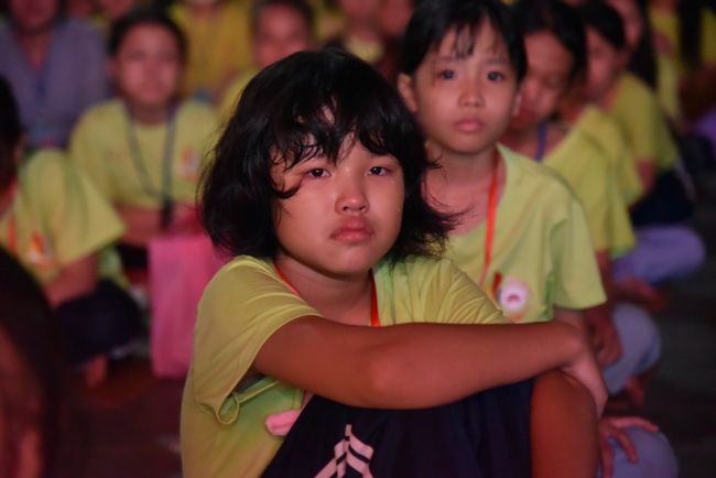 Last day of Temporary Ordination Retreat for Children in Summer