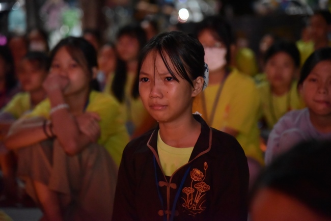 Last day of Temporary Ordination Retreat for Children in Summer