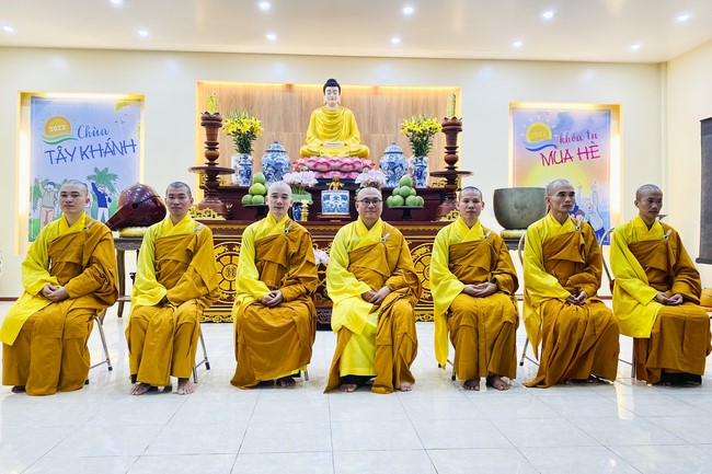 The 4th day of Summer Retreat at Tay Khanh Pagoda