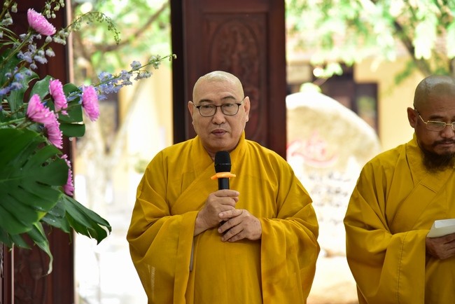 Visit Hoang Phap Pagoda of The Director Board of Vietnam Buddhist Sangha in Hoc Mon