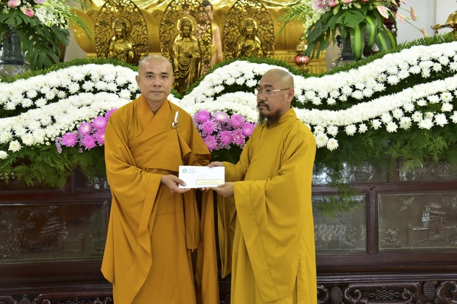 Visit Hoang Phap Pagoda of The Director Board of Vietnam Buddhist Sangha in Hoc Mon