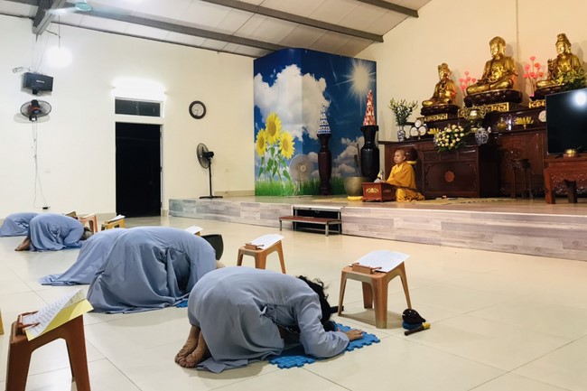 Repentant Ceremony at Dong Cao pagoda in Thanh Hoa
