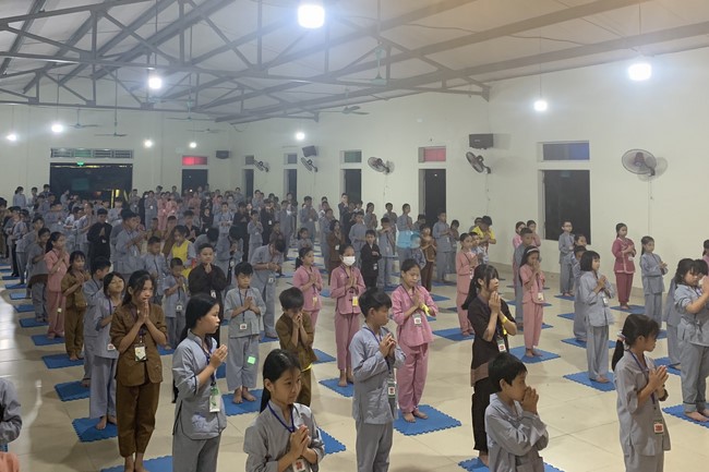 The 3rd Day of Temporary Ordination in Summer for Children