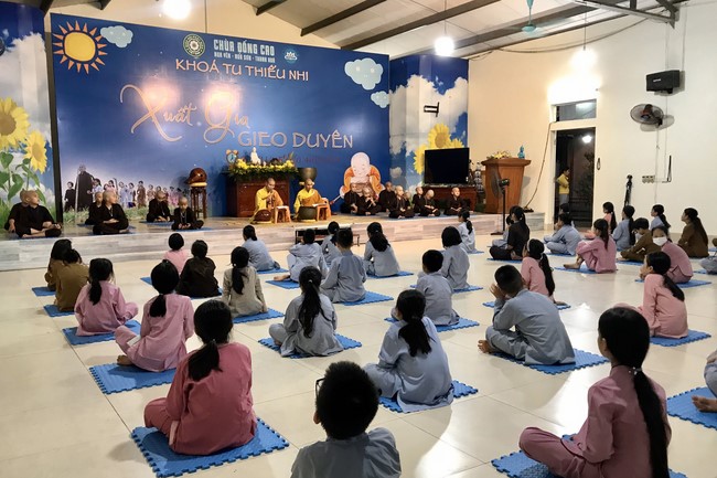 The 3rd Day of Temporary Ordination in Summer for Children