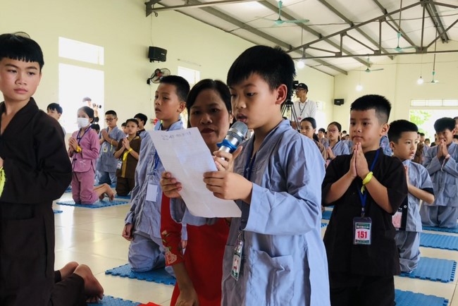 The 3rd Day of Temporary Ordination in Summer for Children