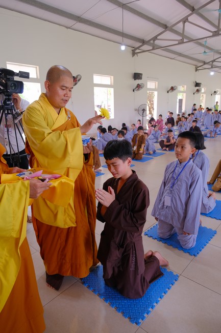 The 3rd Day of Temporary Ordination in Summer for Children